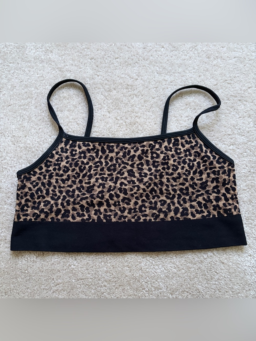 Leopard Print sports bra